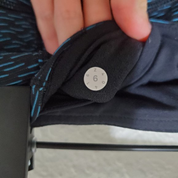 Lululemon Run It Out Tight Leggings pant black teal luxtreme high rise - Picture 13 of 13